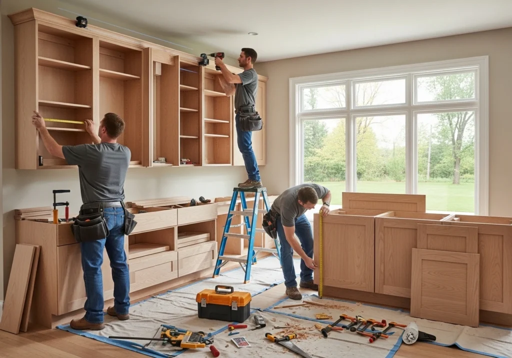 Custom Cabinet Installation