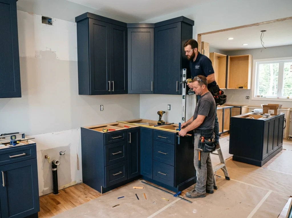 Custom cabinet installation kitc… 202605180552